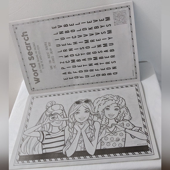Barbie Giant Coloring & Activity Book, NEW - Picture 3 of 6